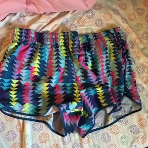 gap colorful athletic shorts